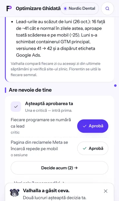 Optimizare Ghidată: Mobile